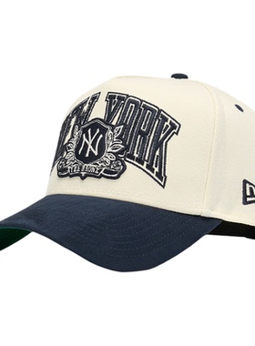 NEW ERA纽亦华26新品MLB纽约洋基队运动弯檐棒球帽男女硬顶NE940