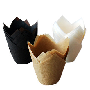 高端烘焙纸杯耐高温麦芬蛋糕纸杯cupcake马芬纸杯面包油纸托50枚