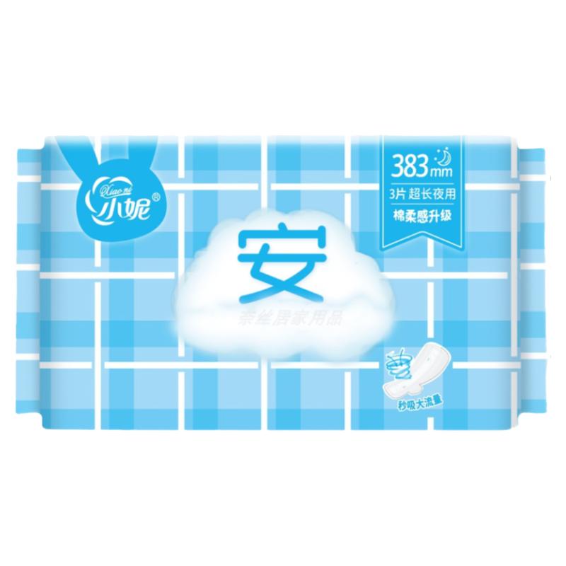 小妮卫生巾日用240夜用正品420组合装棉柔加速瞬吸轻柔特薄姨妈巾