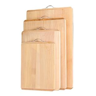 森尧家用擀面板柳木和面菜板实木切菜板整木加厚厨房揉面案板双面