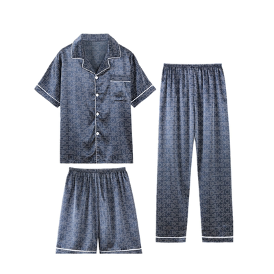 男款柔软丝滑加肥特大码短袖短裤