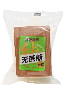 巴比熊无蔗糖蛋糕早餐纯蛋糕