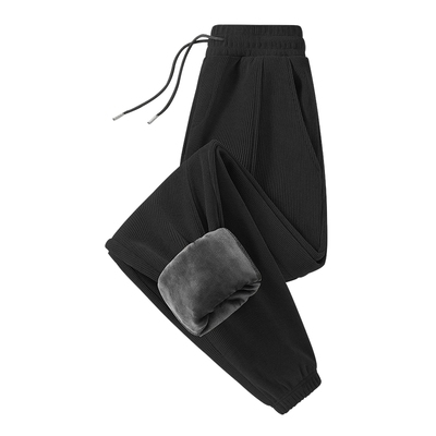 班尼尔冬季加厚灯芯绒卫裤男款