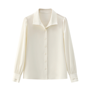 奈格薇儿小个子法式通勤衬衫女春秋2026新款职业装面试正装上衣
