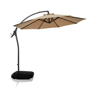 户外防雨罗马伞庭院别墅阳台防晒太阳伞合金香蕉遮阳伞阳台茶桌椅