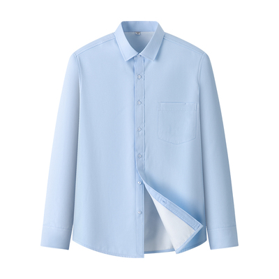 啄木鸟加绒衬衫男款长袖商务正装