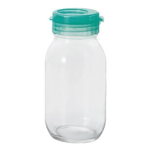 日本制aderia石冢硝子带滤网玻璃瓶储物罐柠檬果茶瓶冷热皆可L