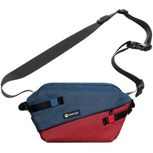 Slazenger潮牌单肩斜挎包男胸包男包2025新款学生休闲邮差包腰包