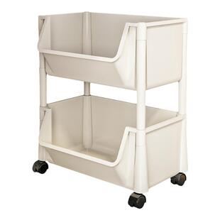 桌下小书架办公桌移动落地书桌小推车书包置物架书本收纳柜子书柜