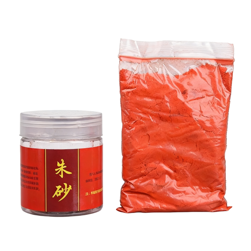 天然朱砂粉原矿高纯镇宅护身