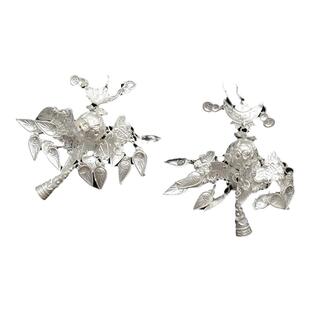 Dare买手店 cunzu声东集西 正品 闪耀银球耳饰女民族风纯银设计感