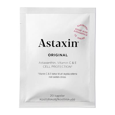 Astaxin天然虾青素软胶囊20粒/袋*2抗氧去黄口服雨生红球藻40粒