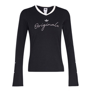 优购adidas阿迪达斯三叶草女子P TEE LS运动休闲长袖T恤KS2381