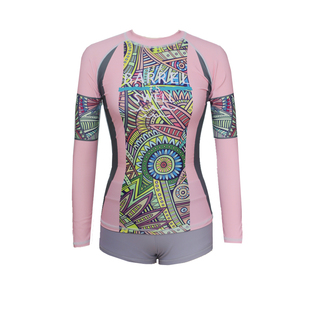 韩国新款潜水服分体长袖防晒泳衣女水母衣情侣泳衣温泉度假