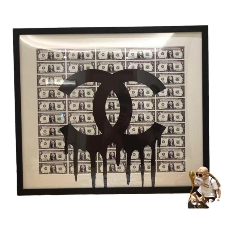 艺术家恶搞客厅卧室挂画装饰品