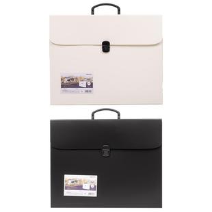 得力4K画稿收集册A4奖状收藏册文件袋画夹油画收纳画稿作品集a3文件夹8K儿童美术素描画作书法收集资料海报