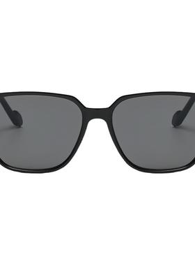 桔里防紫外线方形个性男款潮墨镜