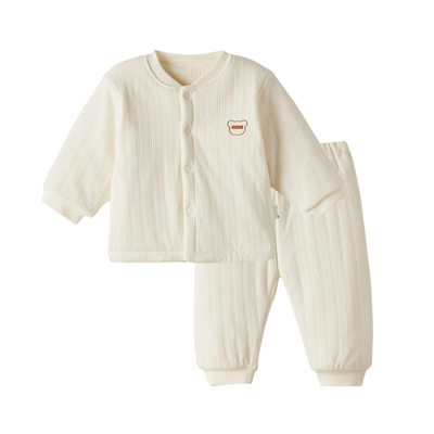 LK儿童可外穿羊毛保暖家居套装