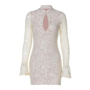 gusty新中式御姐蕾丝包臀裙改良旗袍裙复古纯欲辣妹连衣裙短裙子