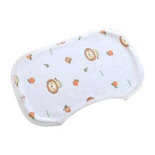 新生婴儿枕头出生宝宝云片枕纯棉透气枕0-1岁平枕防吐奶三层枕巾