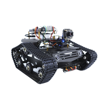 STM32智能小车履带32位循迹避障摄像头云台wifi智能机器人套件