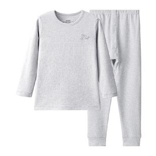 红豆绒儿童秋衣秋裤套装纯棉加厚宝宝男童女童棉毛衫保暖内衣套装