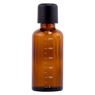 精油分装瓶带刻度调配瓶精油瓶玻璃滴管精华乳液茶油空分装瓶茶色