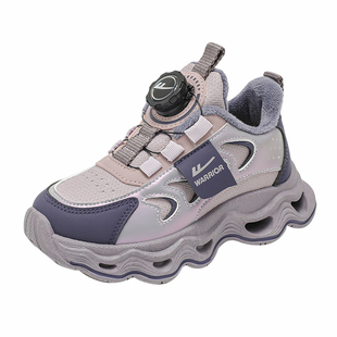 回力童鞋男童运动鞋皮面防水2025新款保暖儿童冬鞋二棉鞋男孩鞋子