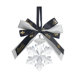 法兰博水晶雪花汽车挂件2025新款高端大气女生车内高档装饰品吊坠