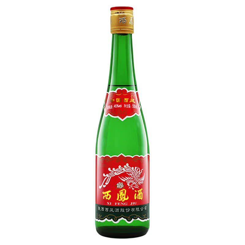西凤酒45度500ml*4瓶6瓶高脖绿瓶