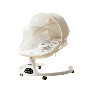 婴儿用品刚出生宝宝满月百日礼物高端新生的儿见面礼盒电动摇摇椅