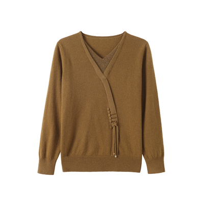 恒源祥2025新款100纯羊毛衫上衣