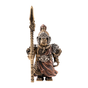 岳飞丨琢匠国风原创大玩家岳家军统帅铁浮屠桌面磁吸金属人仔摆件