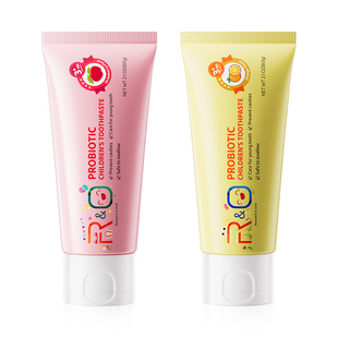 【直播专享】RO原装进口儿童牙膏益生菌平衡口腔菌落防蛀牙3-12岁