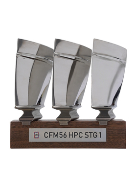 一帆风顺 涡轮喷气发动机 HPC 高压压气机 叶片摆件 飞驰航空