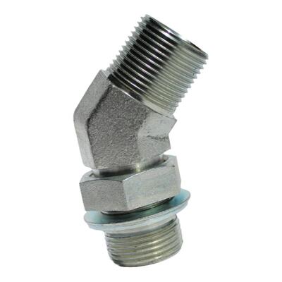 挖机接头可调向丝45度加长丝