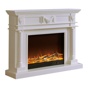 1.5米美式壁炉装饰柜别墅客厅仿真火焰法式雕花复古取暖壁炉定制