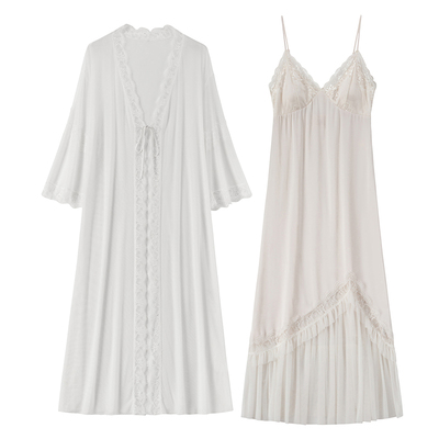 RoseTree法式高级感晨袍两件套