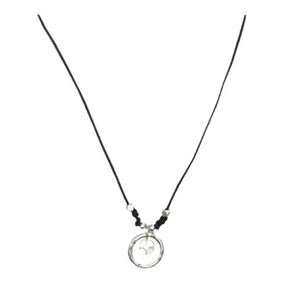 晚舟s999足银平安扣铜钱情侣项链