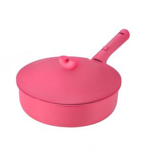 卡罗特钛锅不粘锅深炒锅手柄可拆卸锅厨房家用煎炒炖煮一体炒菜锅