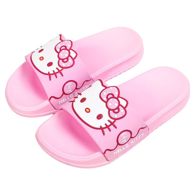 hello kitty凯蒂猫儿童凉拖鞋PVC防滑亲子洗澡拖鞋女大童居家拖鞋