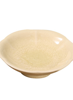中式精致陶瓷围炉煮茶高脚水果盘