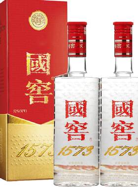 泸州老窖国窖1573白酒375ml*2瓶