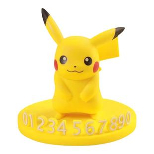 捣蛋管家正版宝可梦汽车临时停车号码牌公仔皮卡丘摆件车内挪车牌