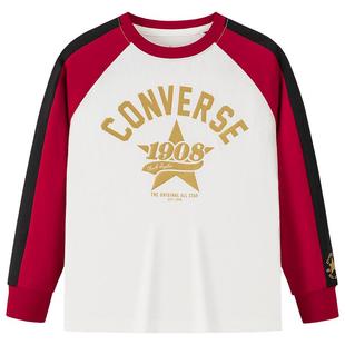 【CNY新年系列】匡威童装男童长袖T恤冬季新款插肩袖休闲打底衫