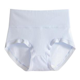 高腰内裤女抗菌纯棉全棉裆大码收腹暖宫包臀少女士新疆棉三角裤头