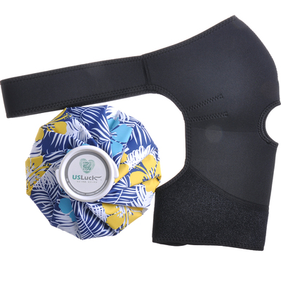 USLuck重复使用肩部冰敷袋绑带