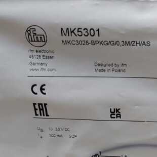 议价IFM MK5196 MK5214 MK5300 MK5301 全新原装正品易福门