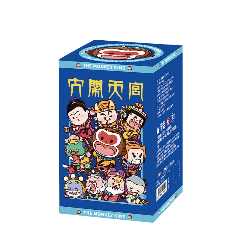 上影元品大闹天宫孙悟空豆豆眼盲盒手办潮流玩具摆件公仔礼物大圣