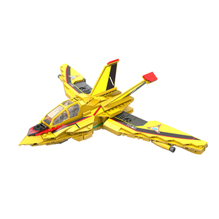 启蒙迪迦奥特曼积木胜利飞燕号模型拼装玩具6-8-10岁男孩生日礼物